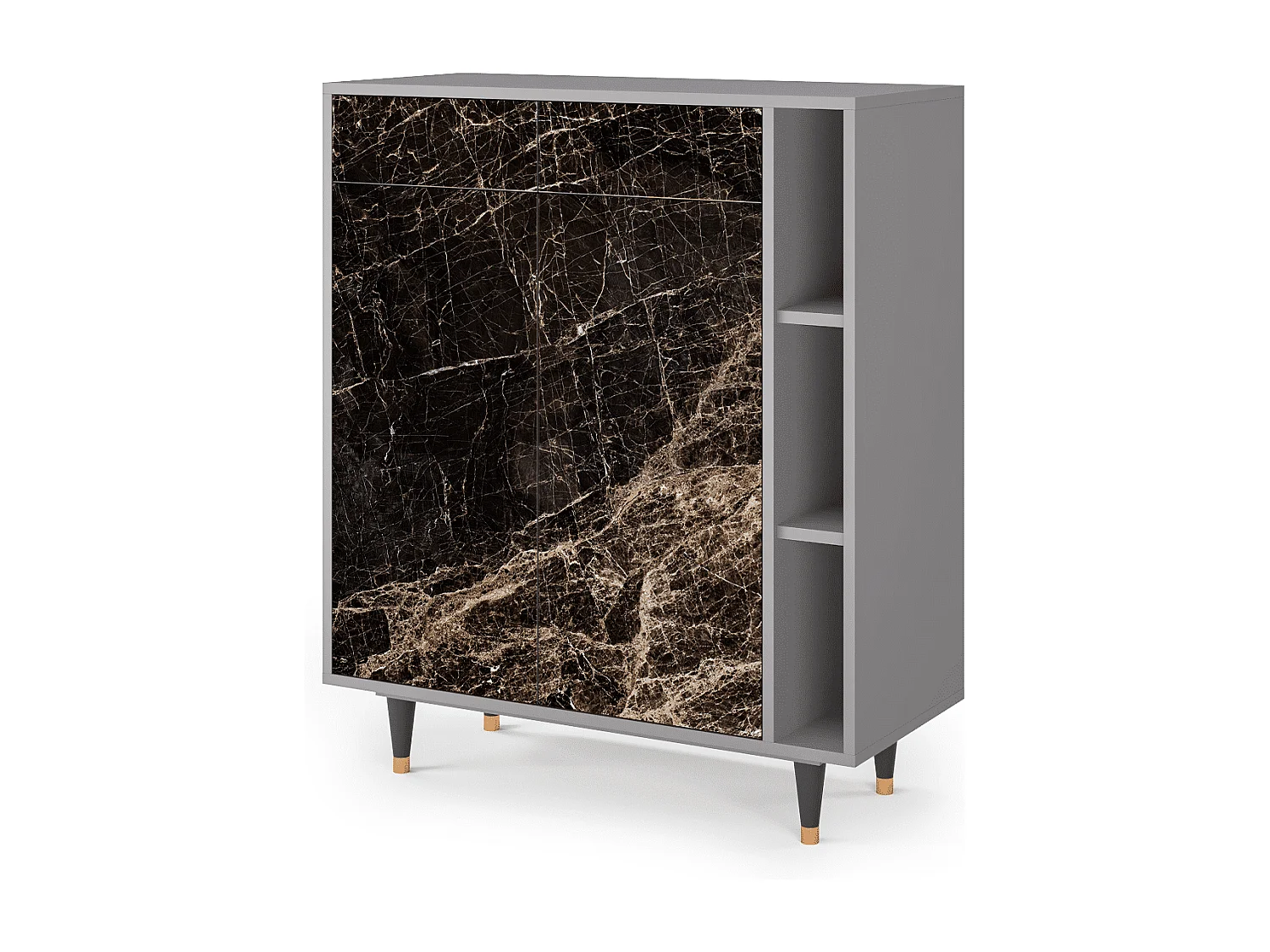 Credenza - 96х110х41 cm - BS6 - Night Abyss, Grigio