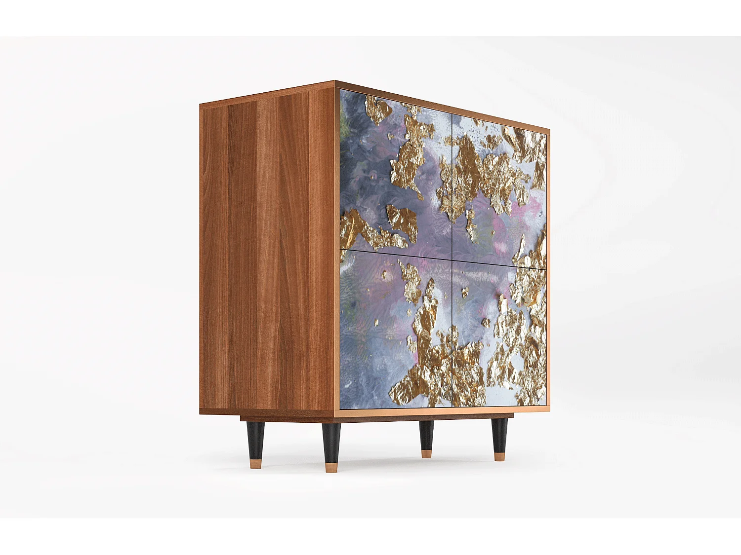 Buffet - 94x96x48 cm - BS3 - Planet Earth, Noyer