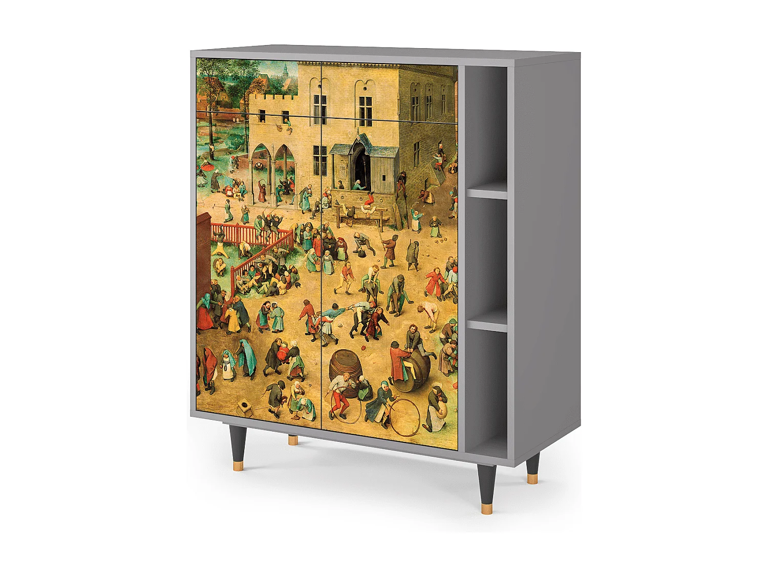 Buffet - 96х110х41 cm - BS6 - Children Games, Gris