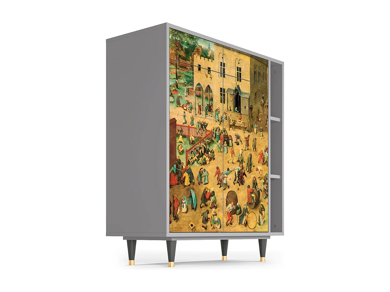 Buffet - 96х110х41 cm - BS6 - Children Games, Gris