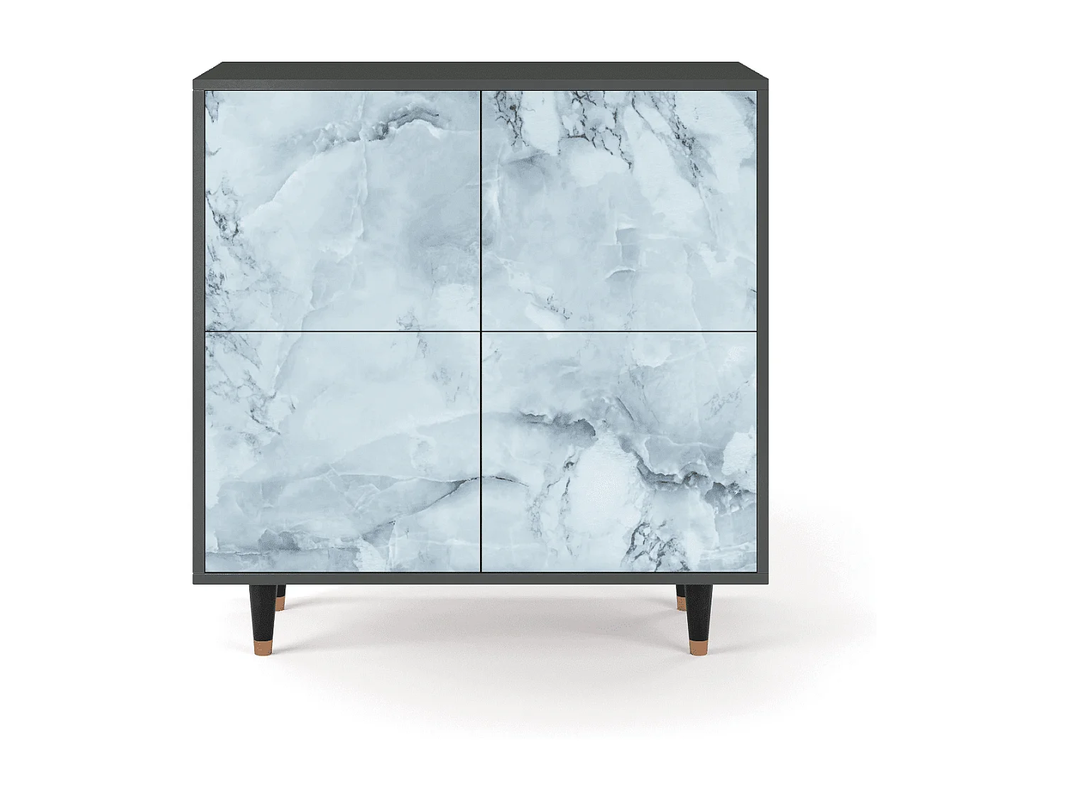 Buffet - 94x96x48 cm - BS3 - Glacial Colour, Anthracite