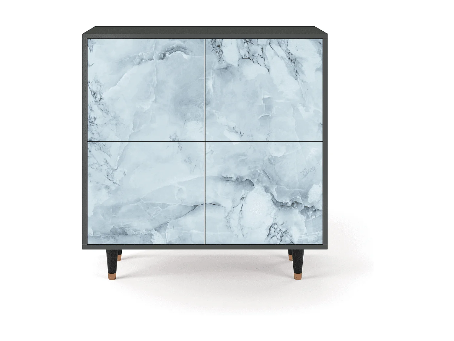 Buffet - 94x96x48 cm - BS3 - Glacial Colour, Anthracite