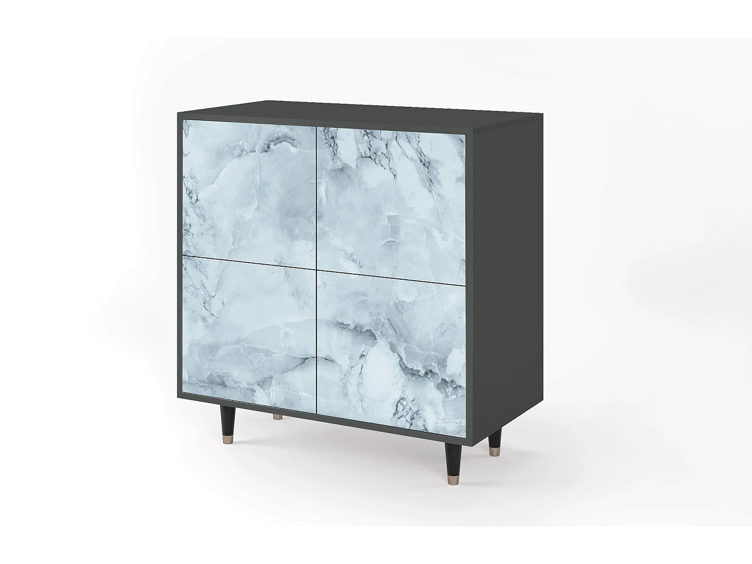 Buffet - 94x96x48 cm - BS3 - Glacial Colour, Anthracite