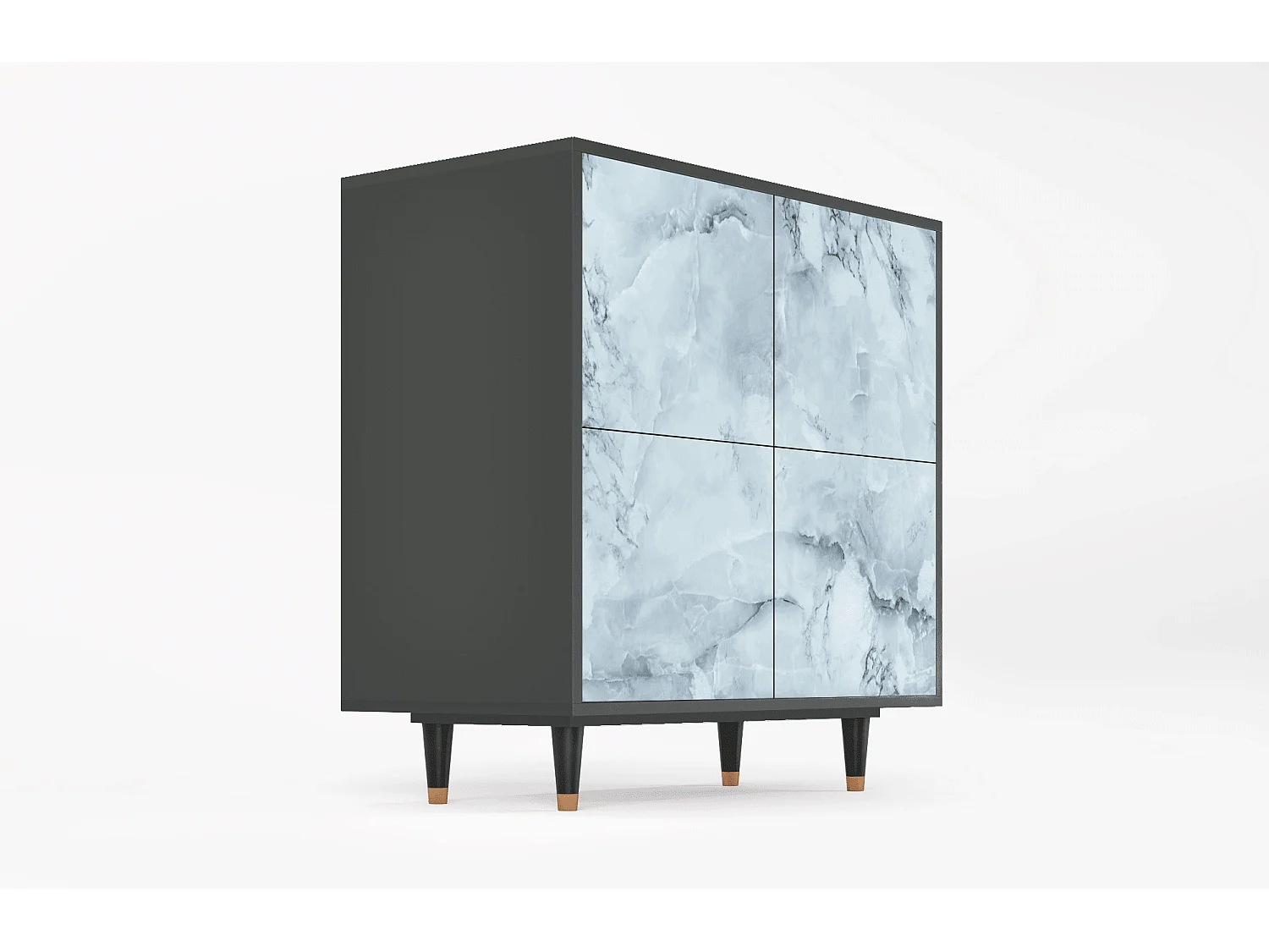 Buffet - 94x96x48 cm - BS3 - Glacial Colour, Anthracite