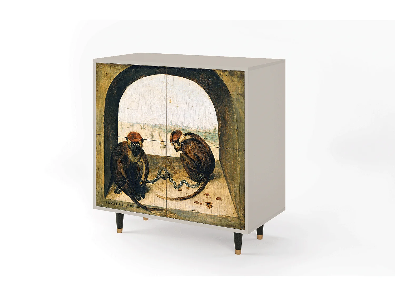 Buffet - 94x96x48 cm - BS3 - Two Monkeys, Sable