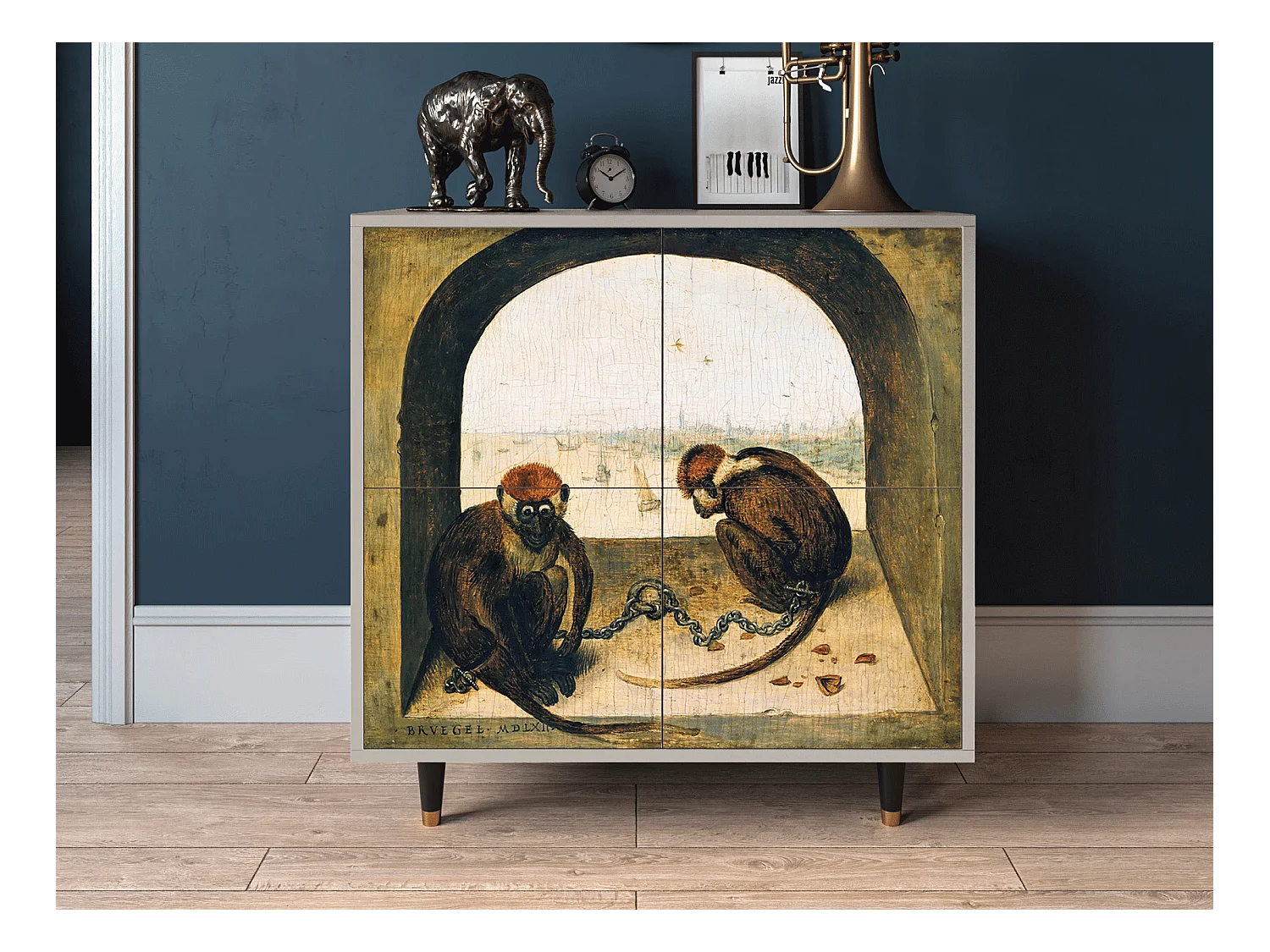 Credenza - 94x96x48 cm - BS3 - Two Monkeys, Sabbia
