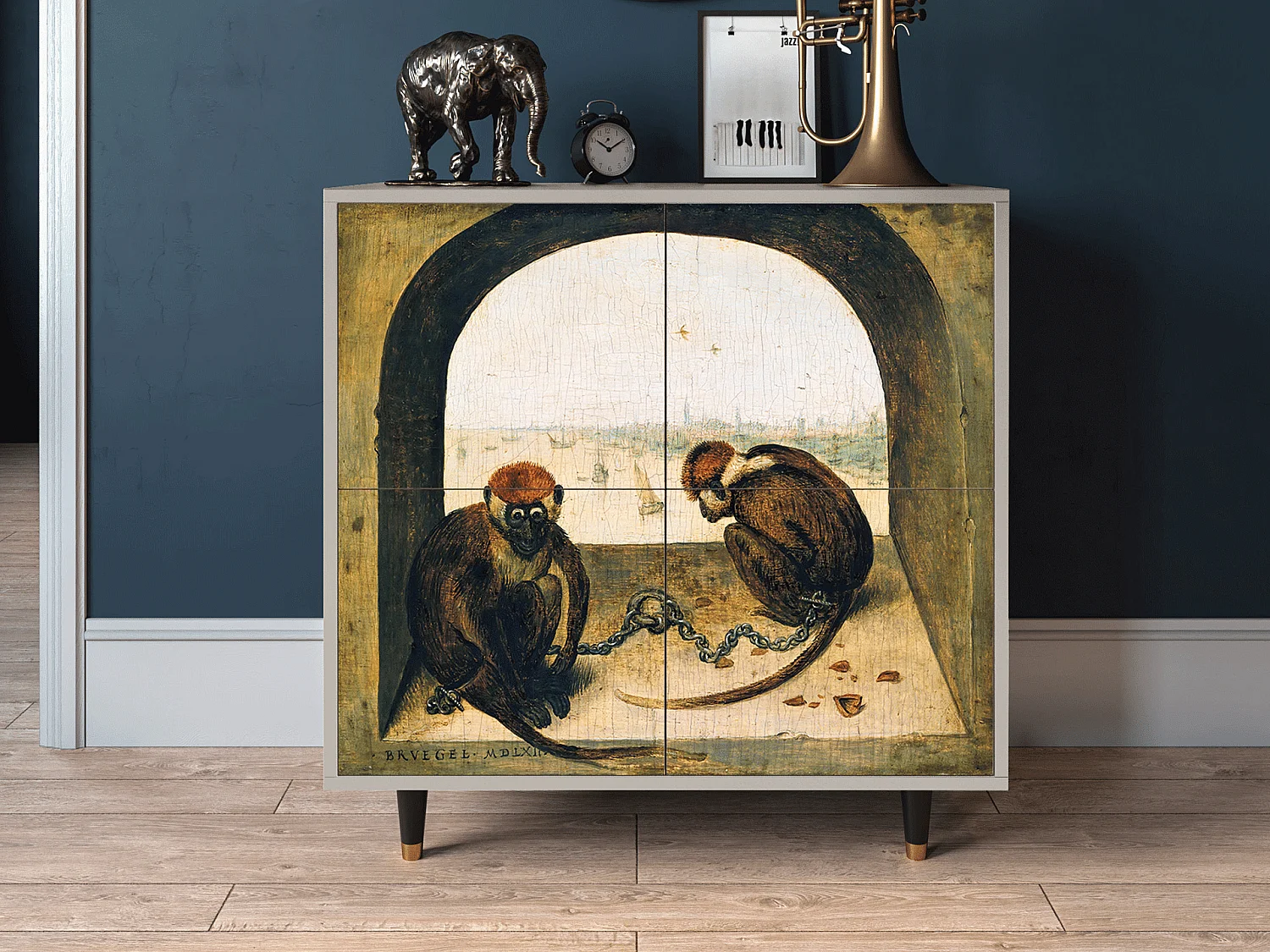 Aparador - 94x96x48 cm - BS3 - Two Monkeys, Areia