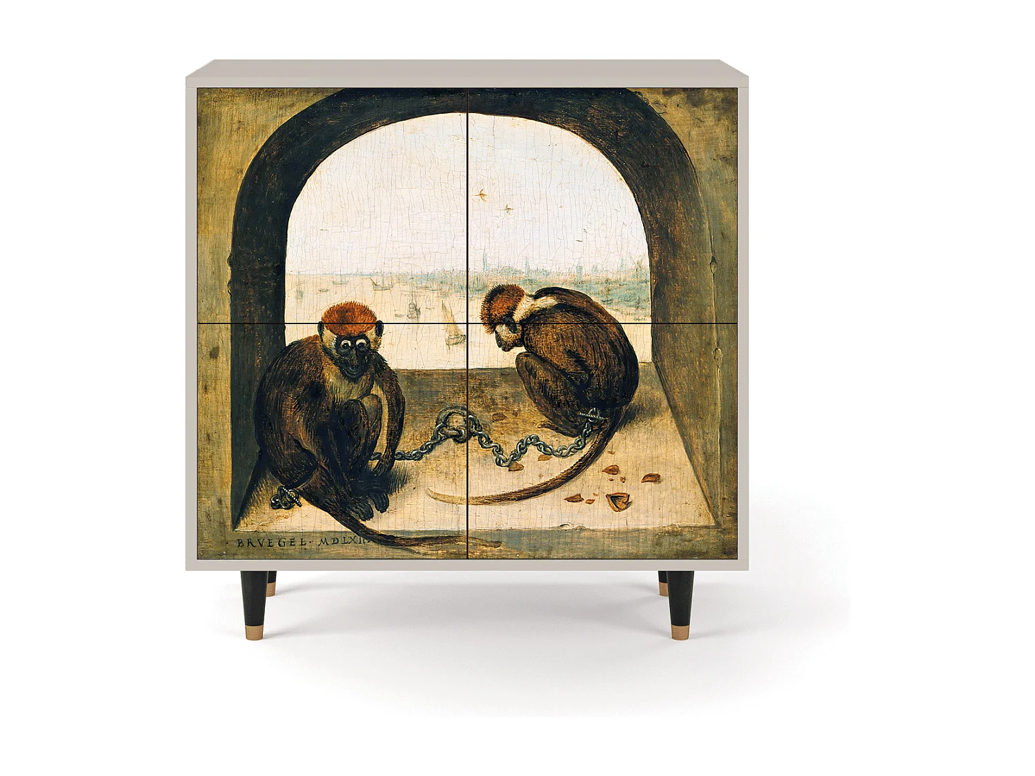 Credenza - 94x96x48 cm - BS3 - Two Monkeys, Sabbia