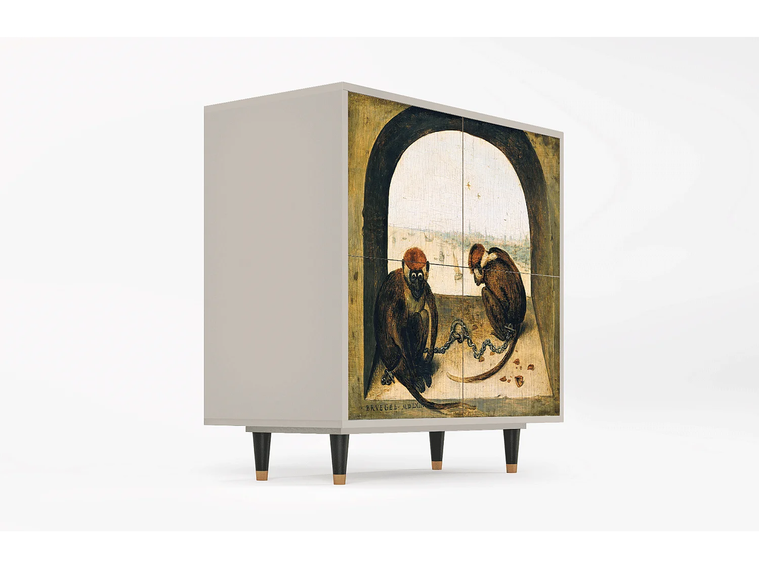 Credenza - 94x96x48 cm - BS3 - Two Monkeys, Sabbia
