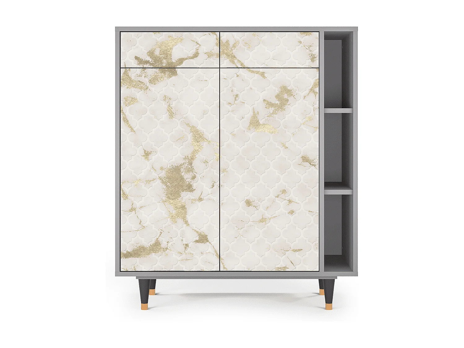 Aparador - 96х110х41 cm - BS6 - Sahara desert, Cinza