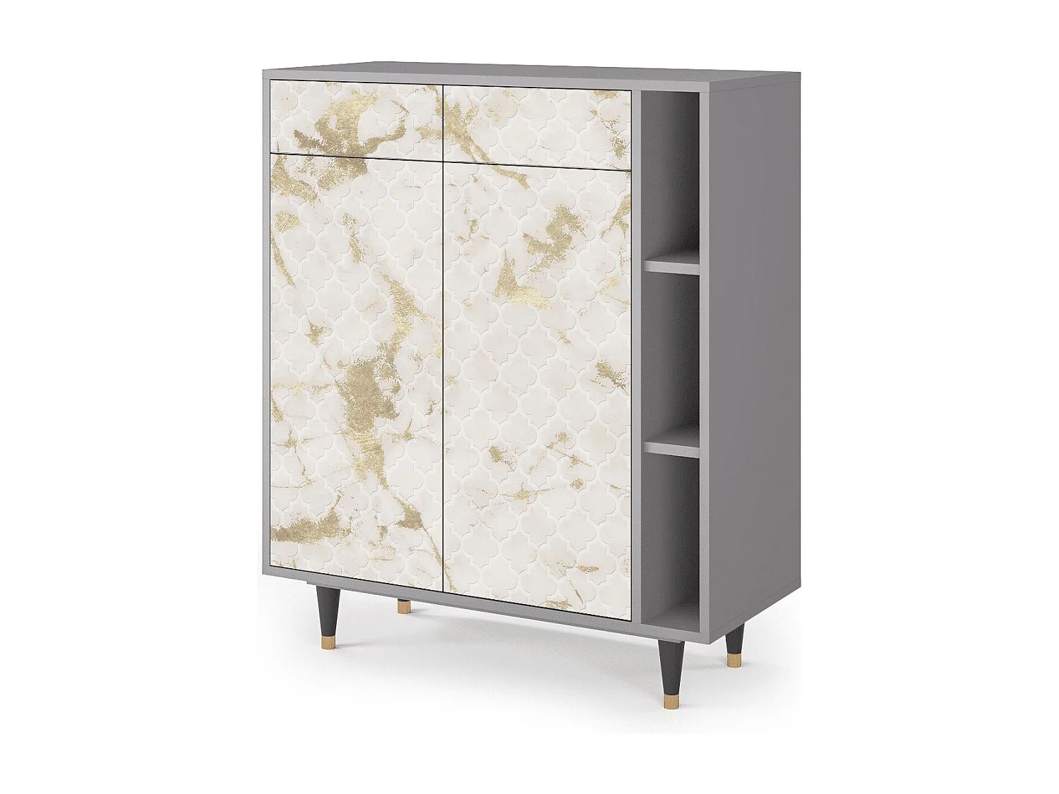 Aparador - 96х110х41 cm - BS6 - Sahara desert, Cinza