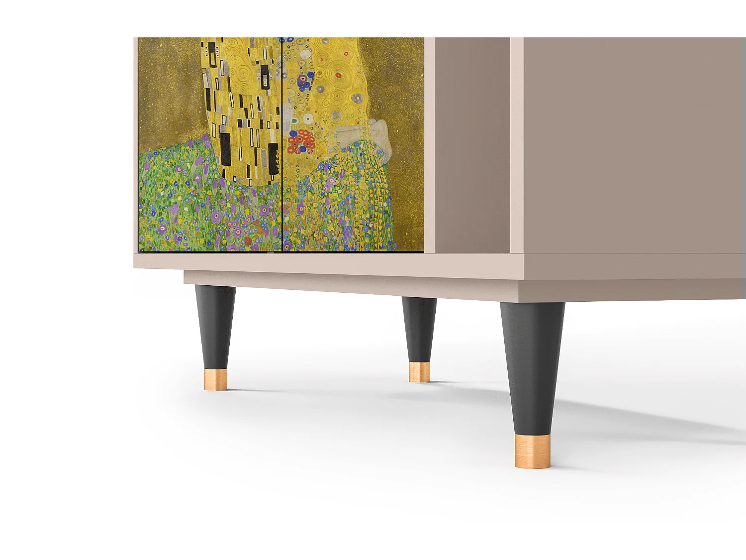 Aparador - 96х110х41 cm - BS6 - The Kiss by Klimt , Latte