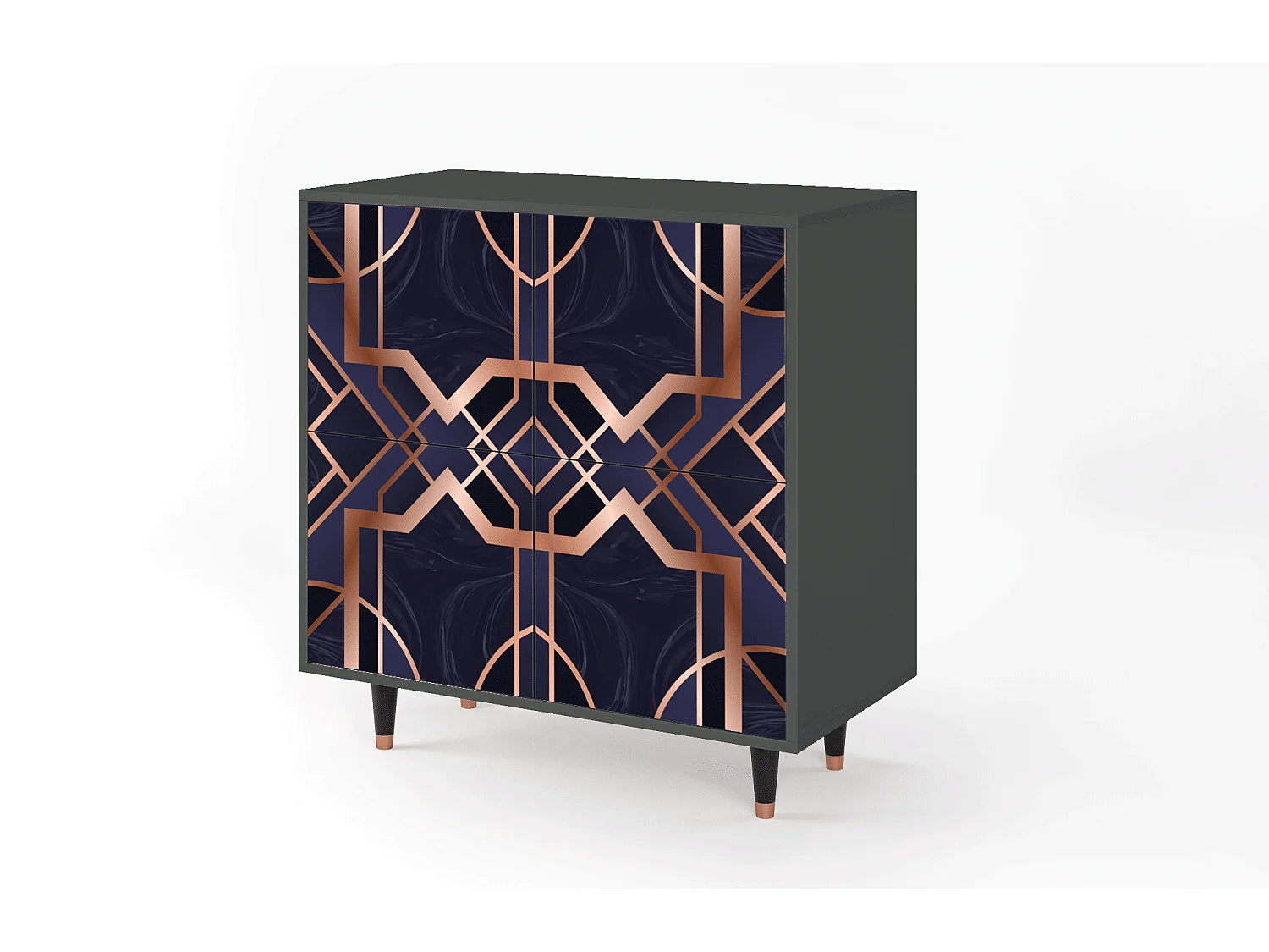 Buffet - 94x96x48 cm - BS3 - Purple Temple, Anthracite