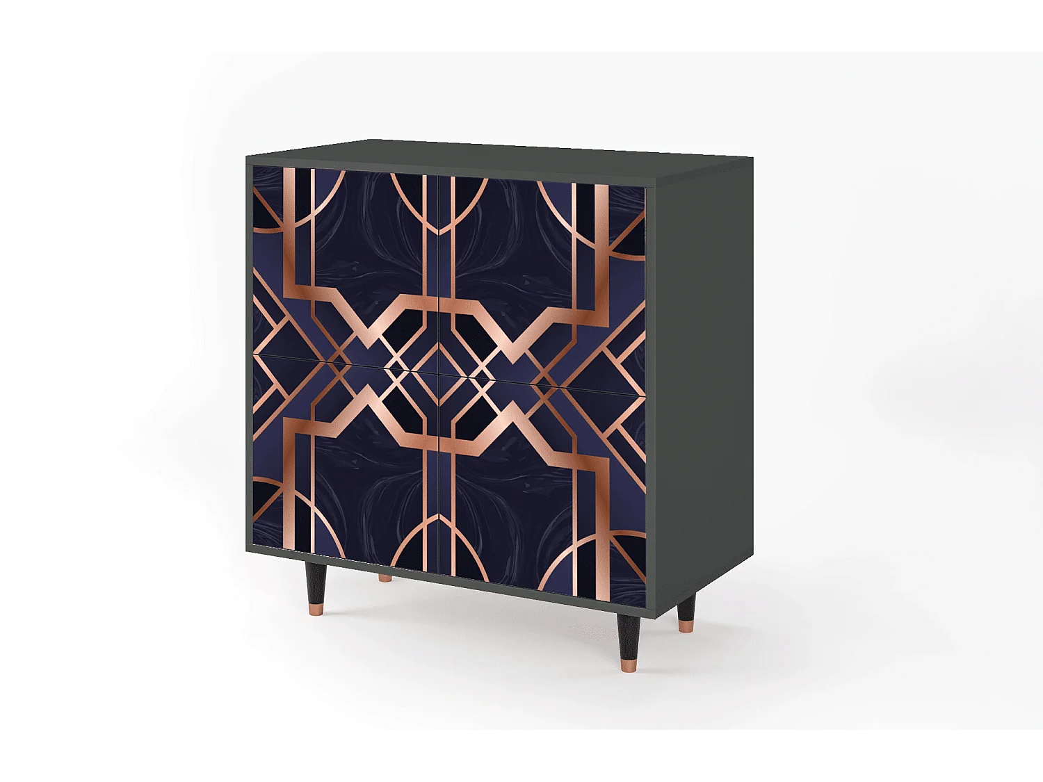 Buffet - 94x96x48 cm - BS3 - Purple Temple, Anthracite