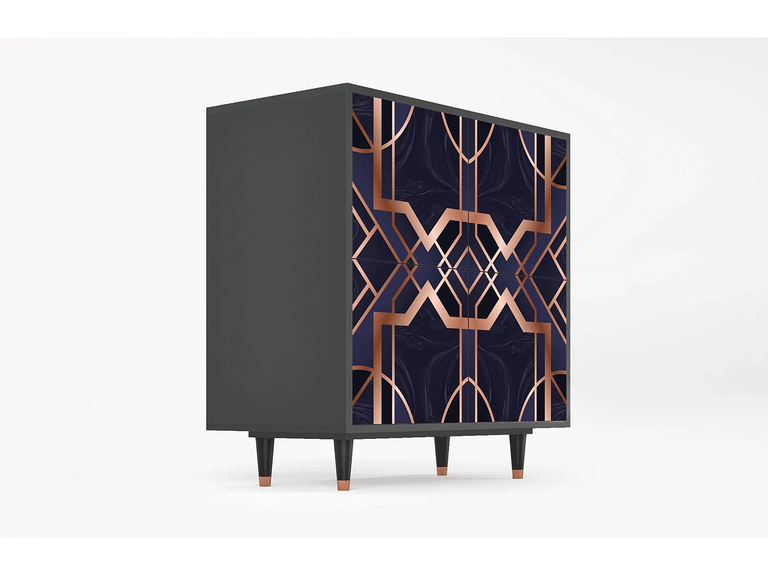 Buffet - 94x96x48 cm - BS3 - Purple Temple, Anthracite