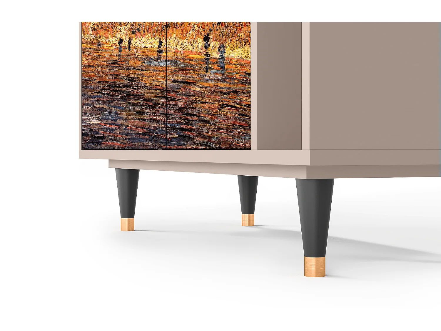 Kredens - 96х110х41 cm - BS6 - The Banks, Latte