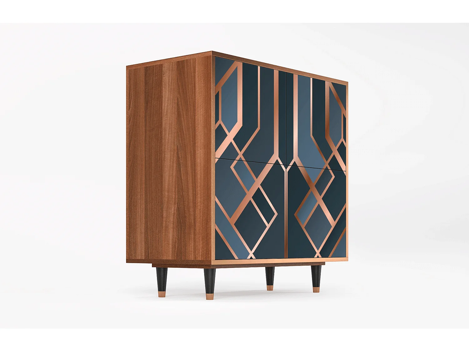 Kredens - 94x96x48 cm - BS3 - Ashy 1920', Orzech