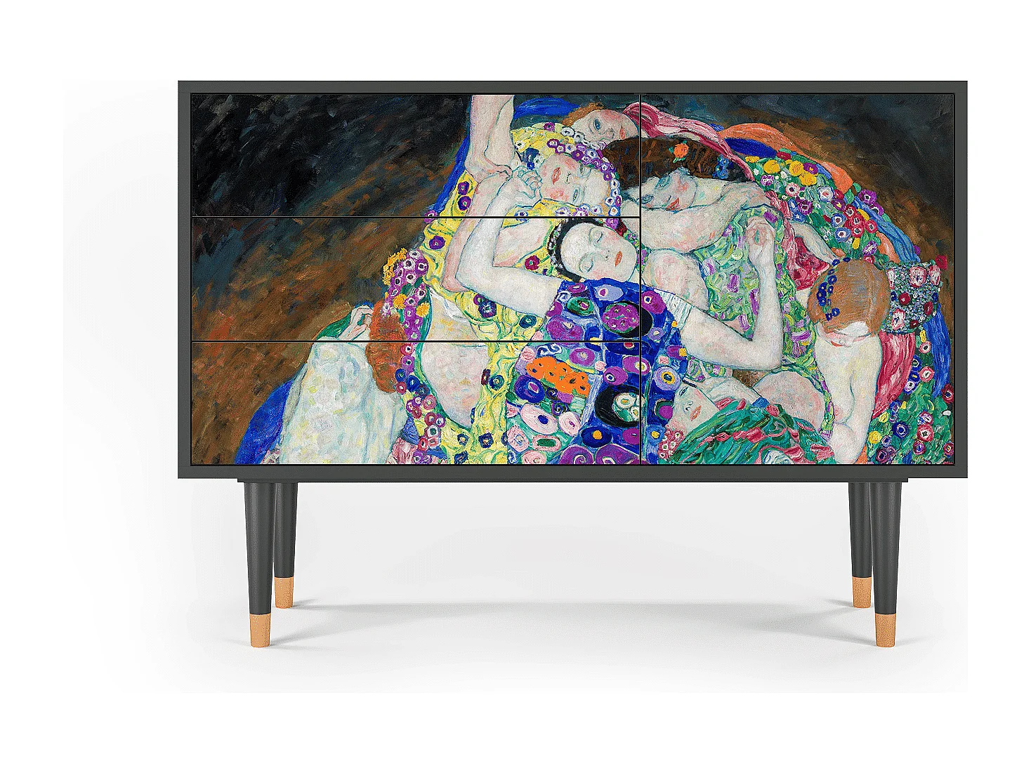 Aparador - 115х84х41 cm - S3 - The Maiden by Klimt, Antracite