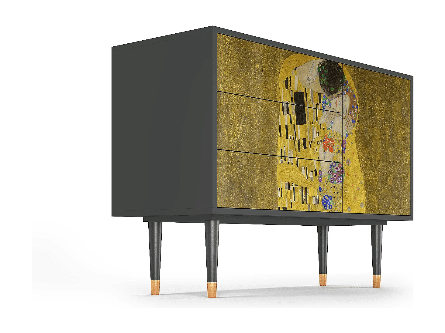 Aparador - 115х84х41 cm - S3 - The Maiden by Klimt, Antracite