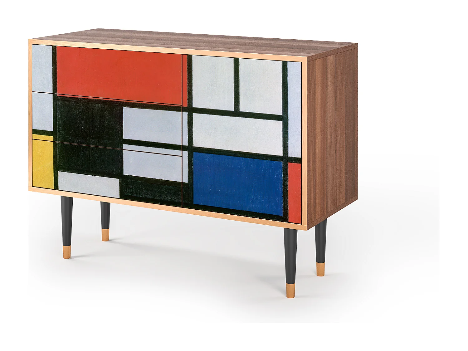 Credenza - 115х84х41 cm - S3 - Composition, Noce