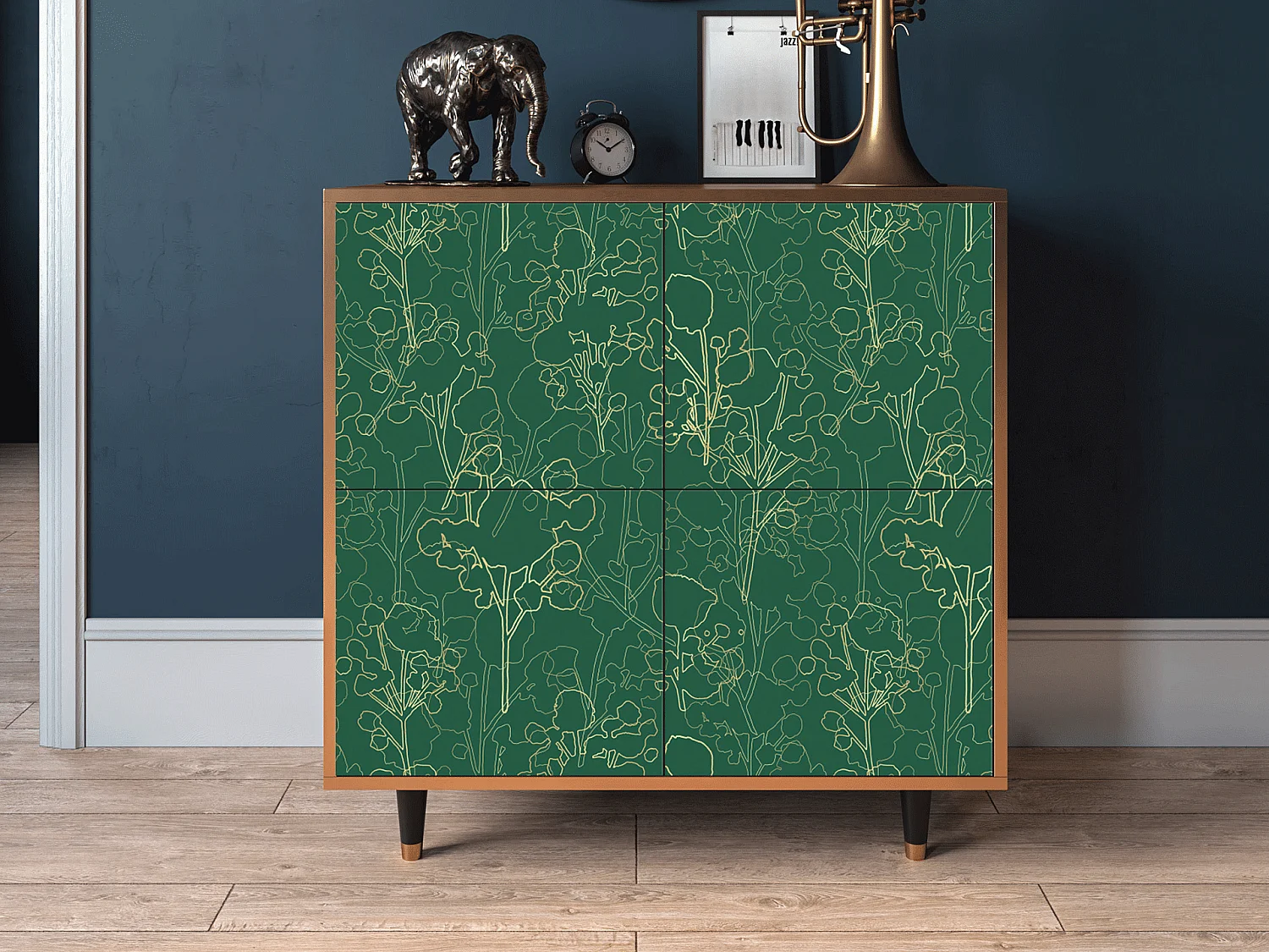 Buffet - 94x96x48 cm - BS3 - Emerald Forest, Noyer