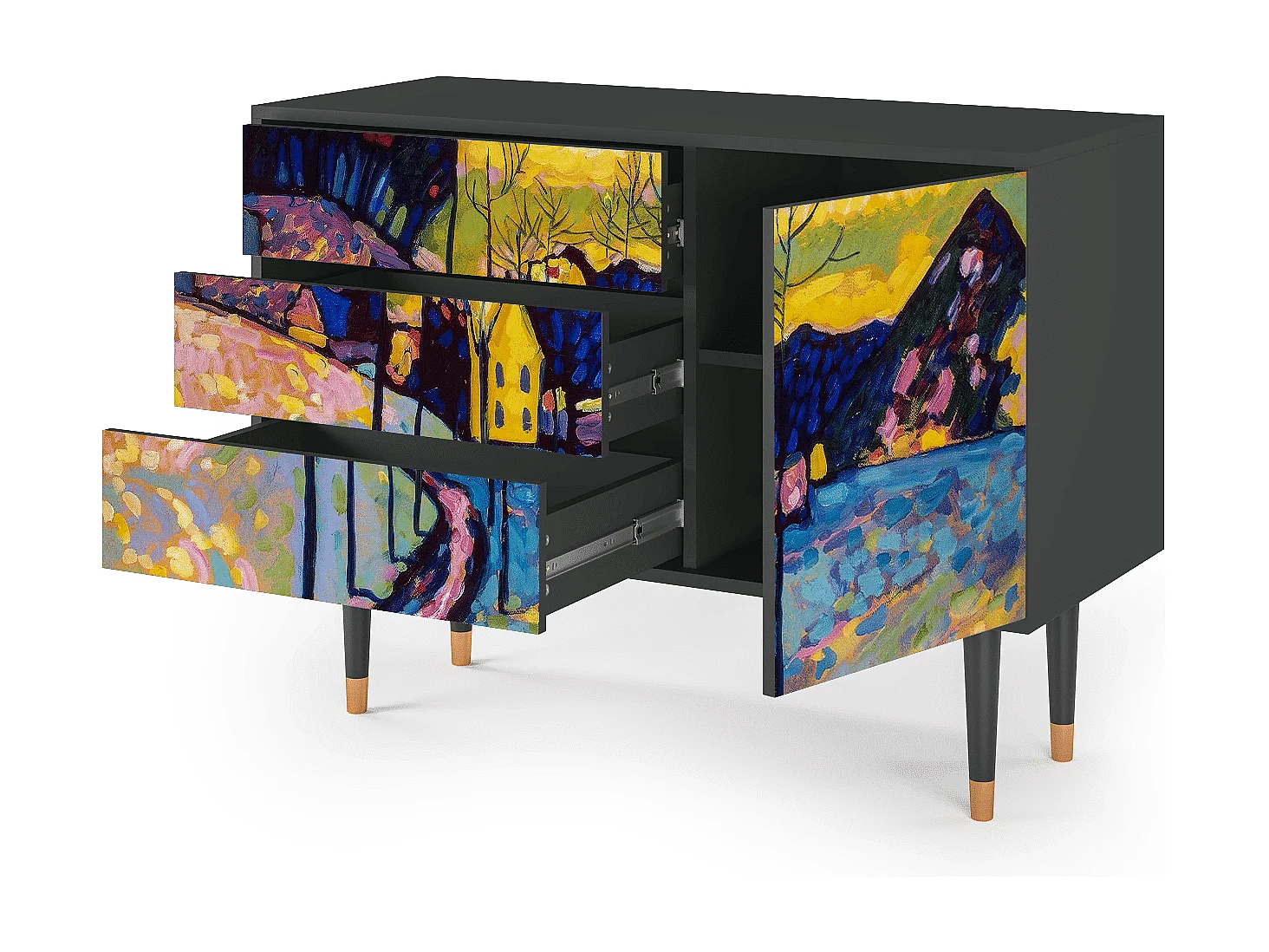 Buffet - 115х84х41 cm - S3 - Winter Landscape, Anthracite