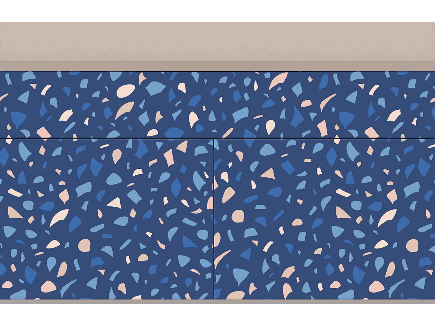 Buffet - 115x85x48 cm - BS4 - Soap Whirpool, Latte