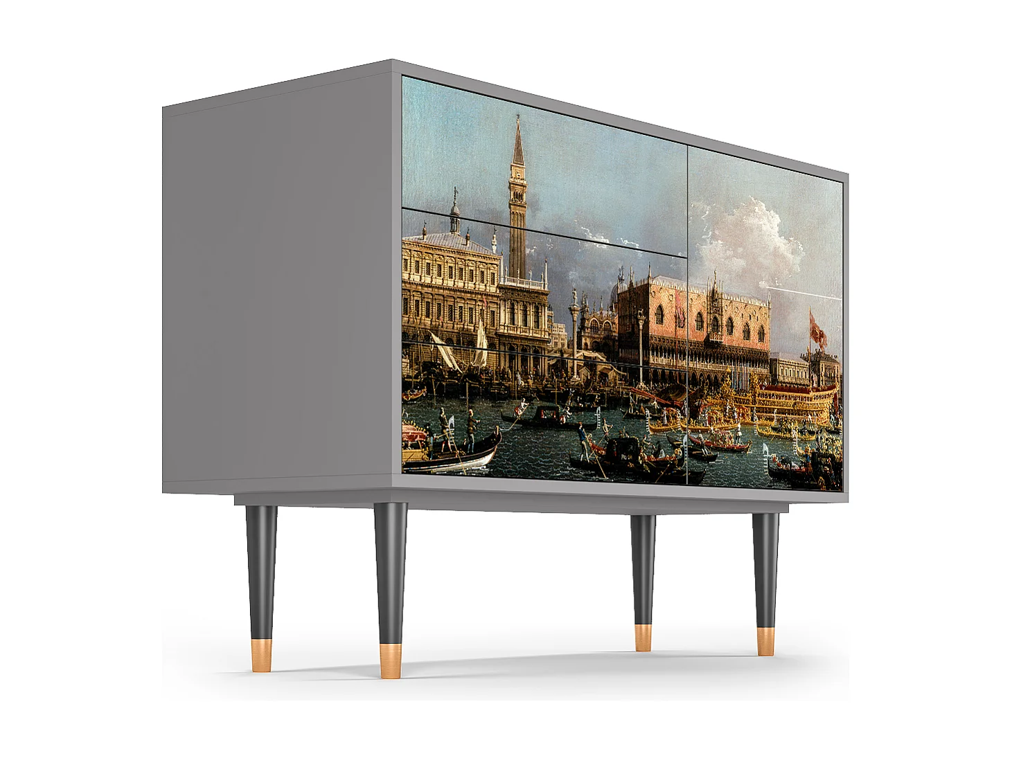 Credenza - 115х84х41 cm - S3 - View Across the Plains , Grigio