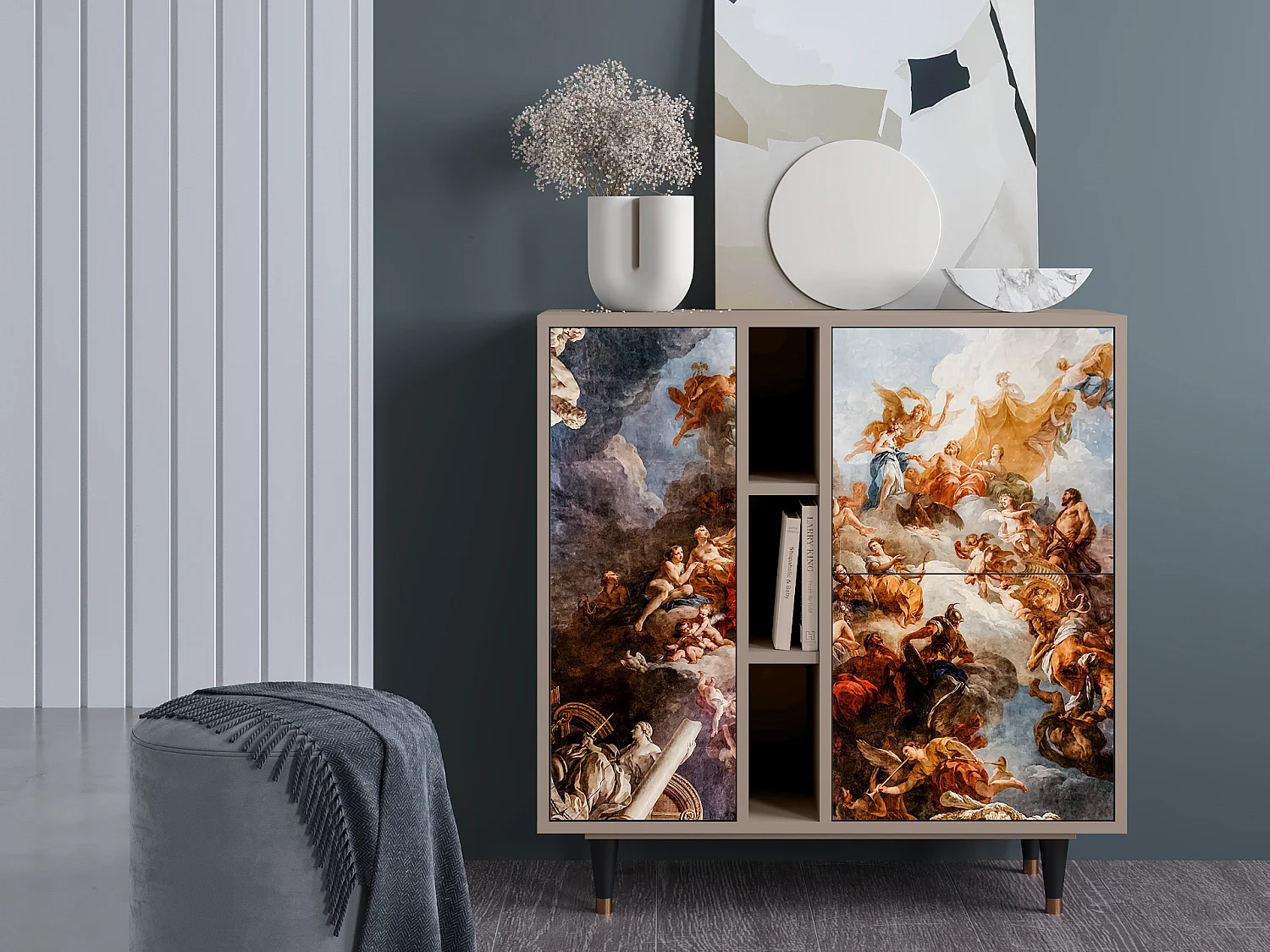 Dressoir - 94х96х41 cm - BS5 - Versailles, Latte