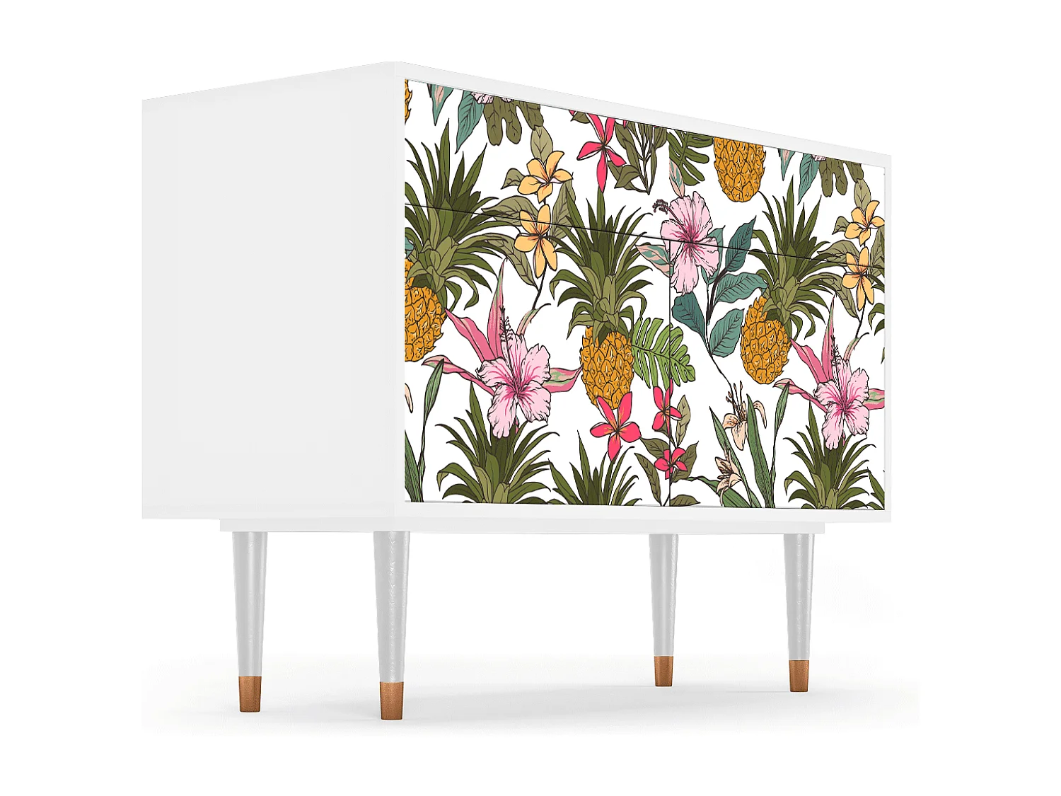 Dressoir - 115x85x48 cm - BS4 - Estival Fruit, Wit