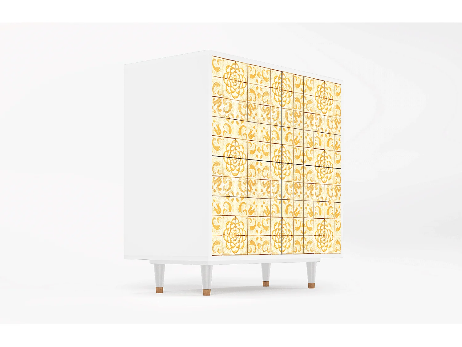 Aparador - 94x96x48 cm - BS3 - Sunshiny Tile, Branco