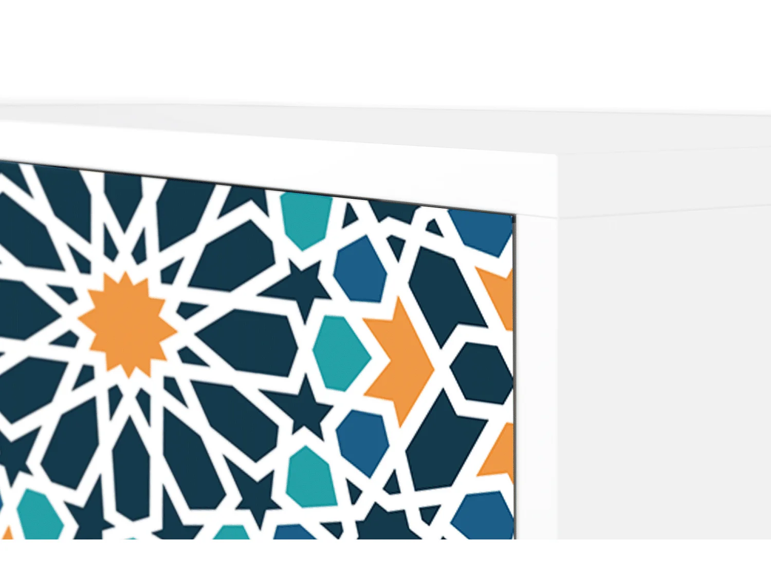 Aparador - 115х84х41 cm - S3 - Kaleidoscope, Blanco