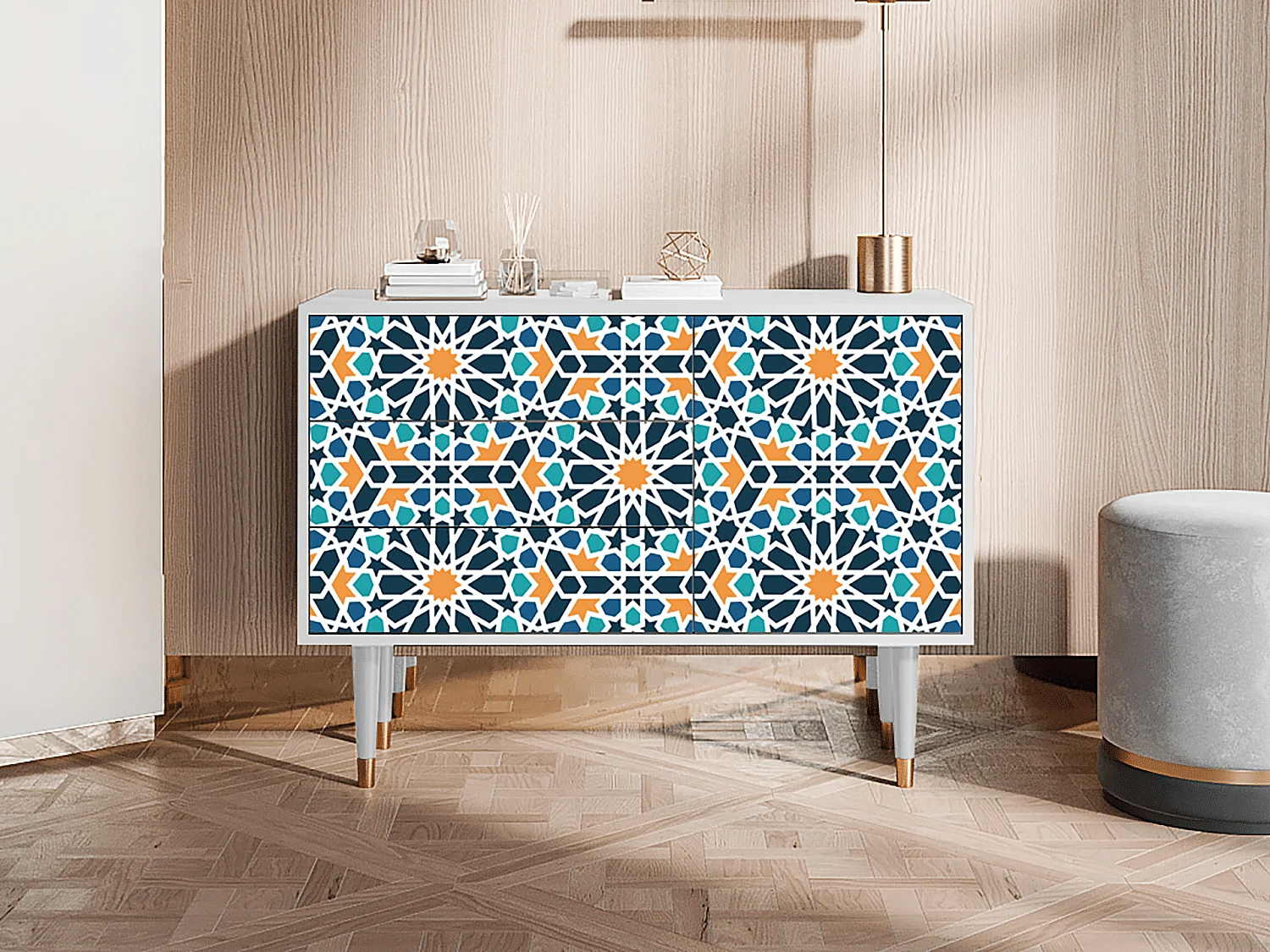 Credenza - 115х84х41 cm - S3 - Kaleidoscope, Bianco