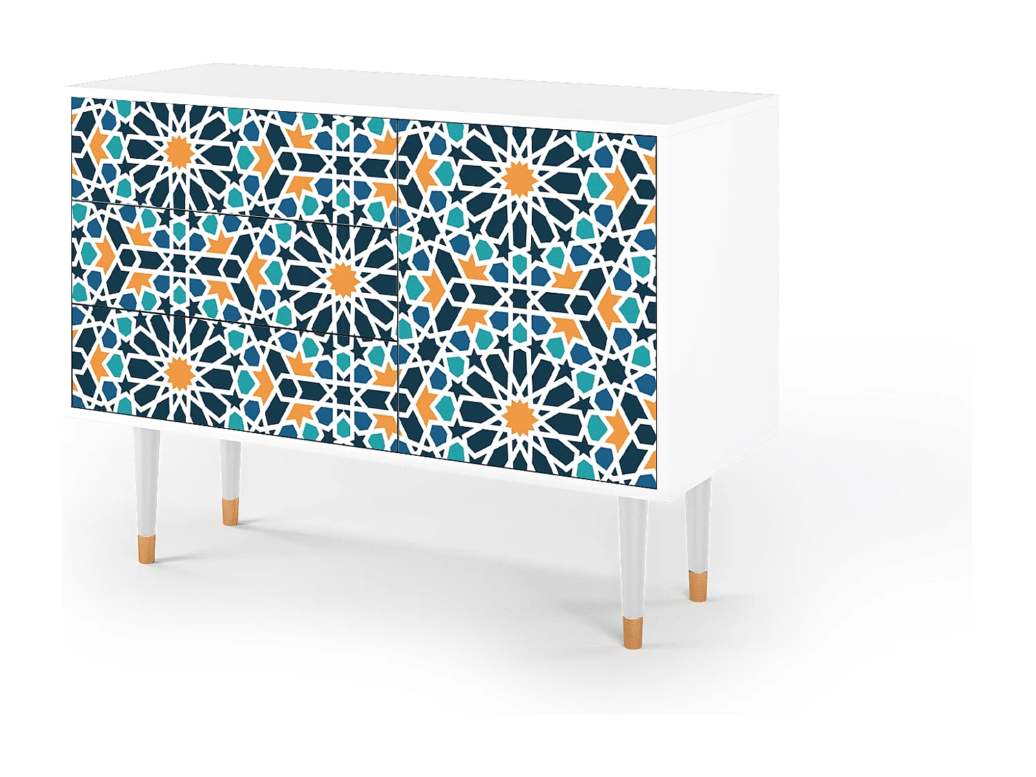 Credenza - 115х84х41 cm - S3 - Kaleidoscope, Bianco