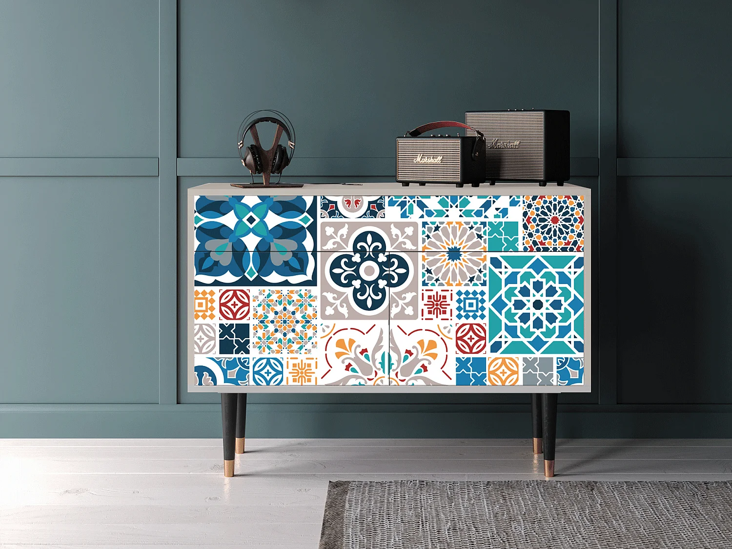 Buffet - 115x85x48 cm - BS4 - Moroccan Market, Sable