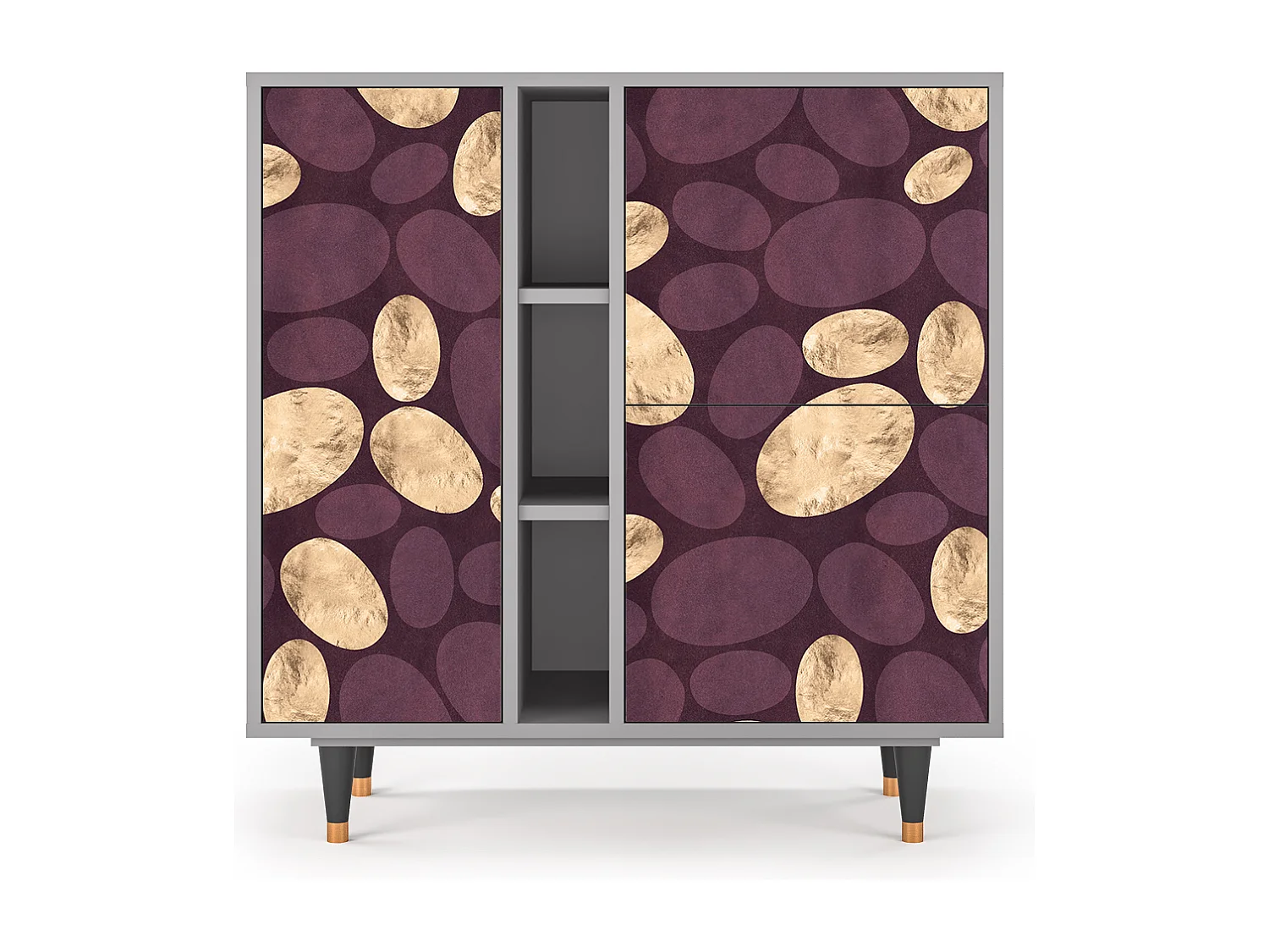 Kredens - 94х96х41 cm - BS5 - Fine Wine, Szary