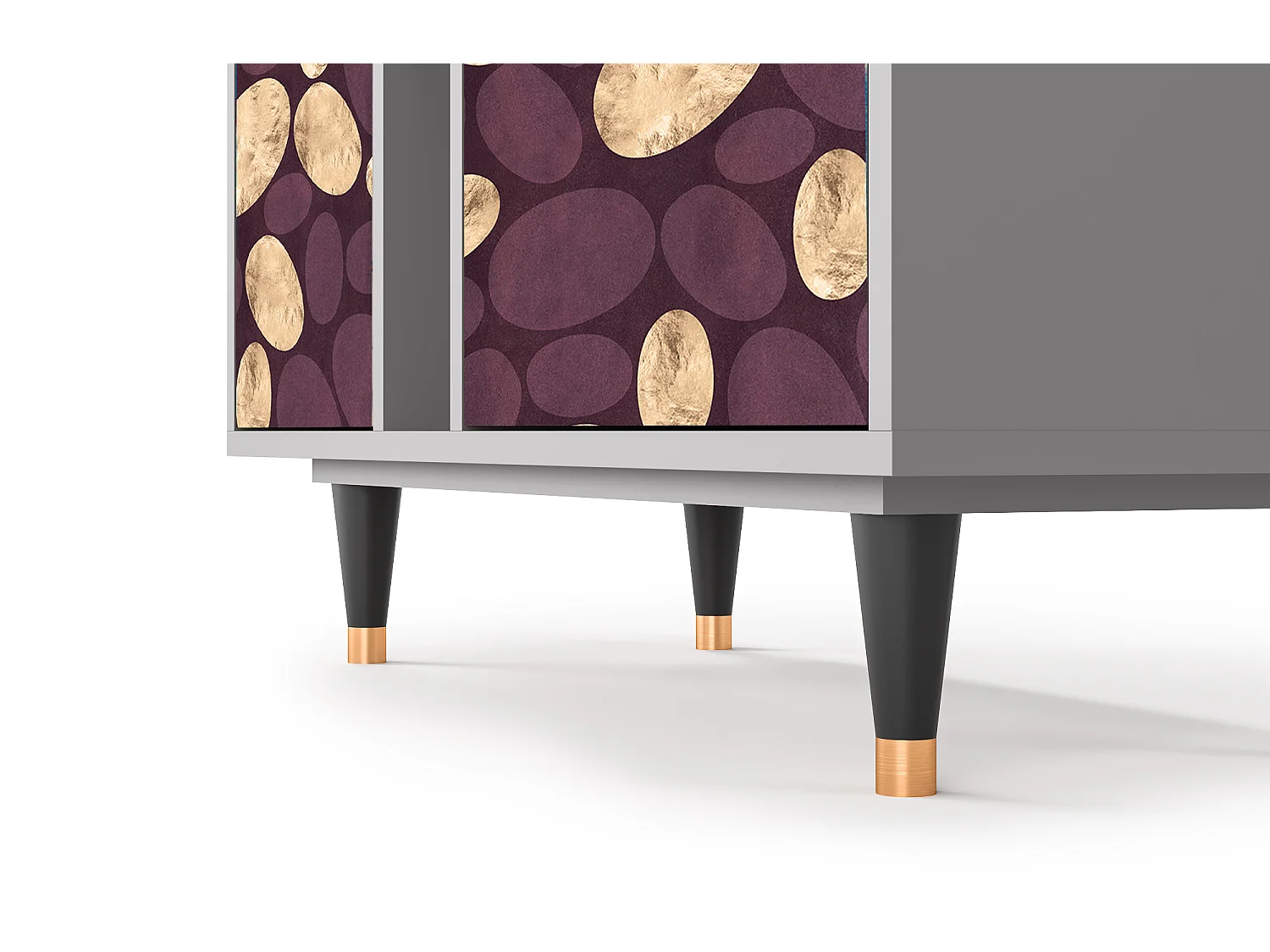 Kredens - 94х96х41 cm - BS5 - Fine Wine, Szary