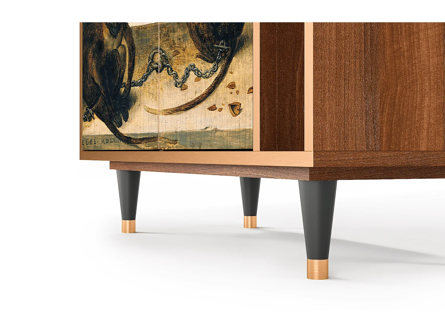 Buffet - 96х110х41 cm - BS6 - Two Monkeys, Noyer