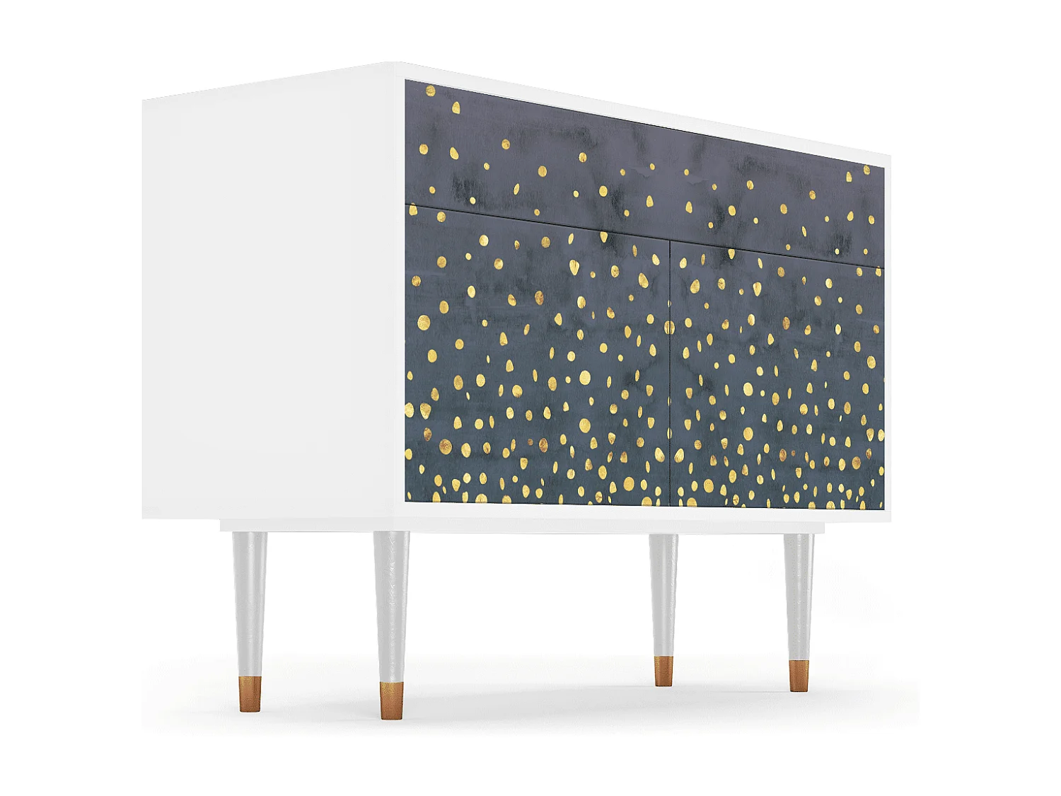Aparador - 115x85x48 cm - BS4 - Foggy Lights, Branco