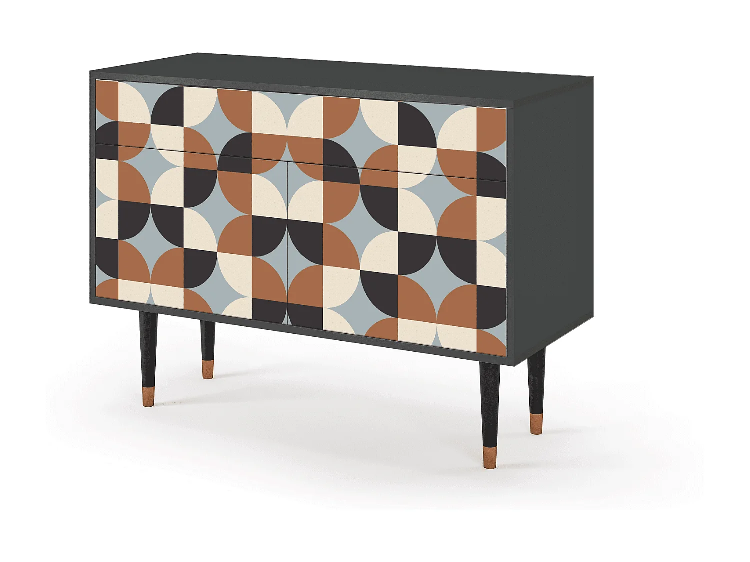 Sideboard - 115x85x48 cm - BS4 - Brown Sensation, Anthrazit