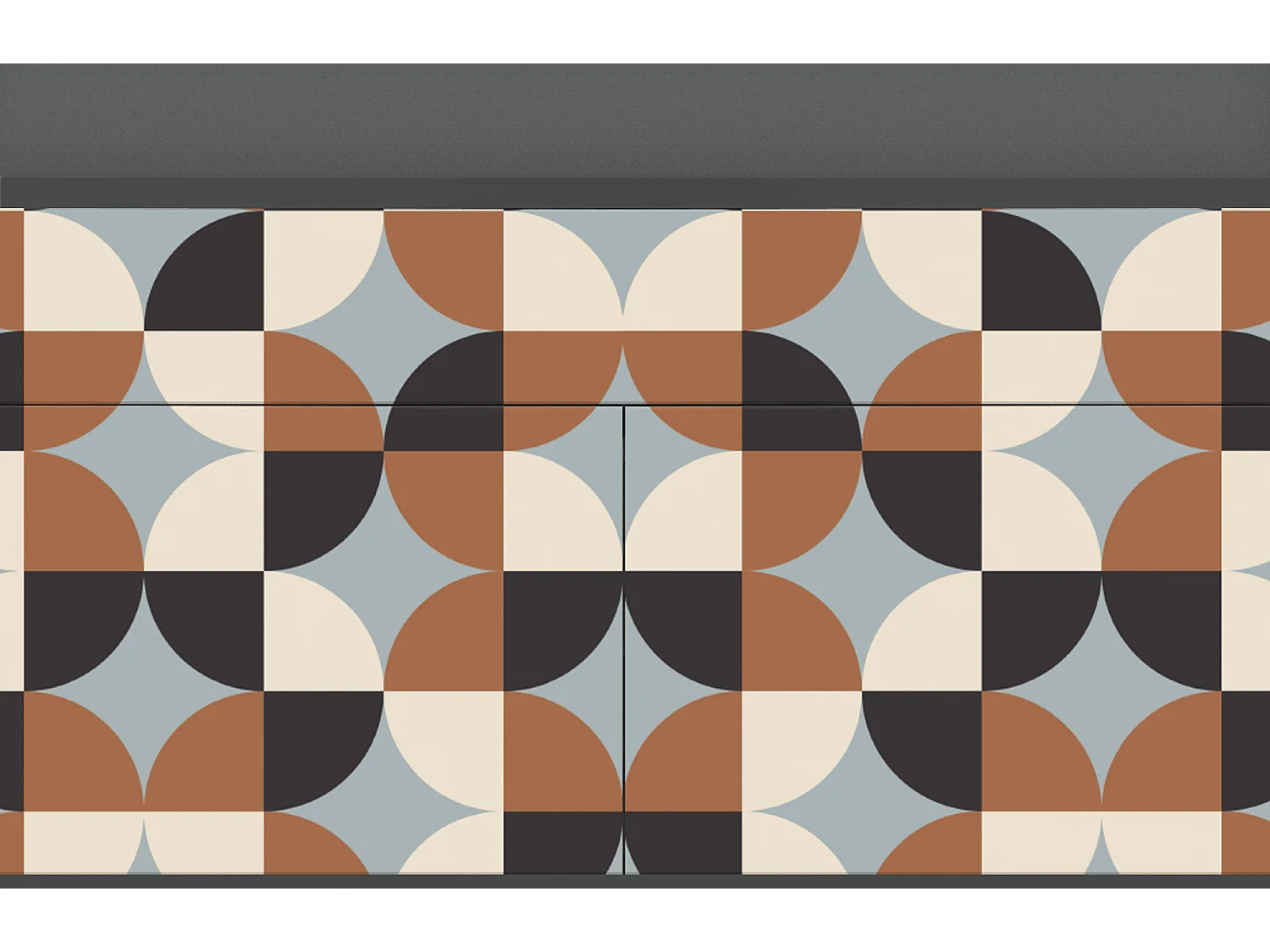 Sideboard - 115x85x48 cm - BS4 - Brown Sensation, Anthrazit