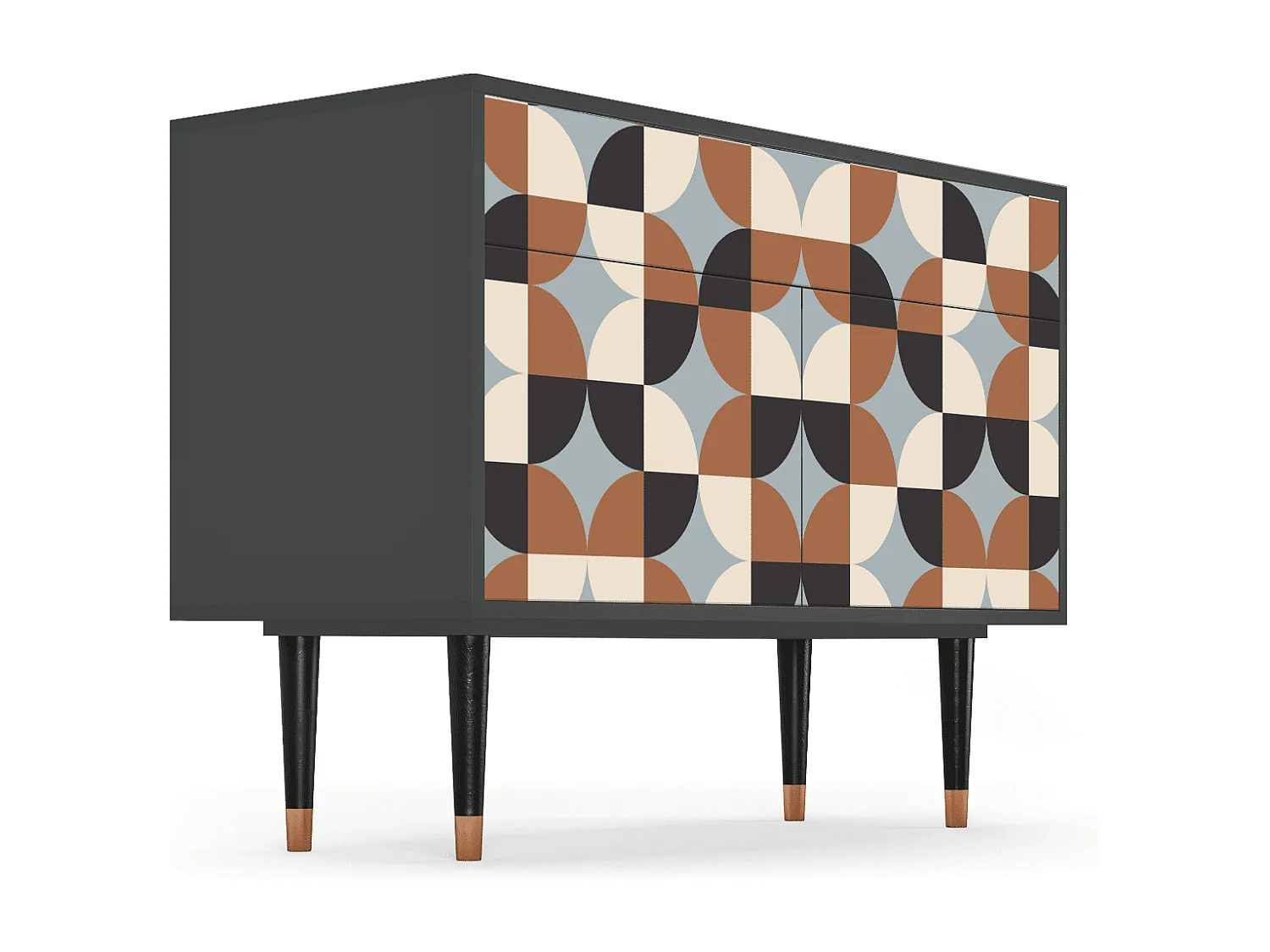 Buffet - 115x85x48 cm - BS4 - Brown Sensation, Anthracite