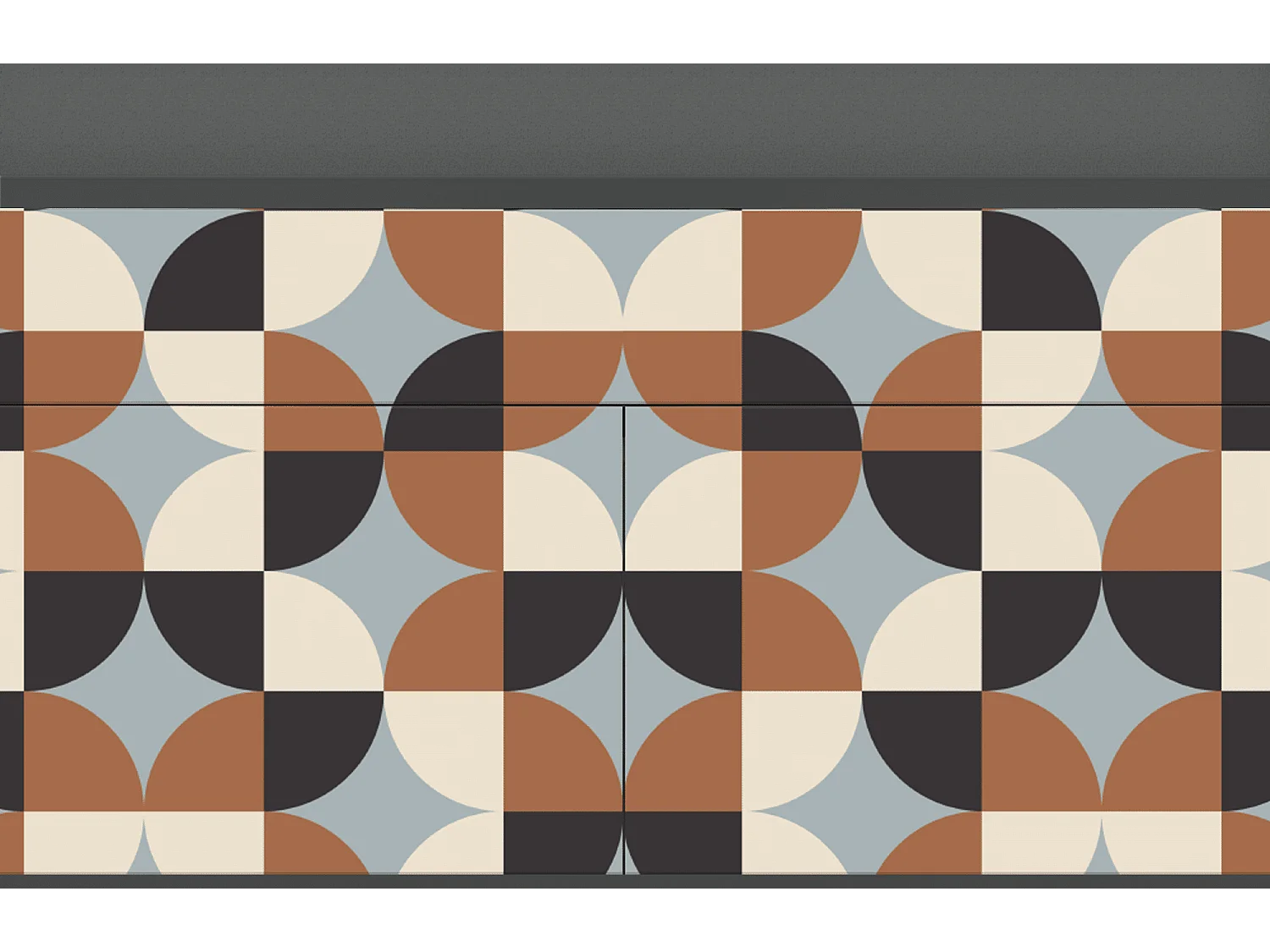 Buffet - 115x85x48 cm - BS4 - Brown Sensation, Anthracite