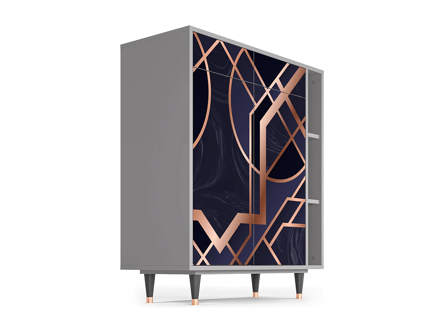 Credenza - 96х110х41 cm - BS6 - Purple Temple, Grigio