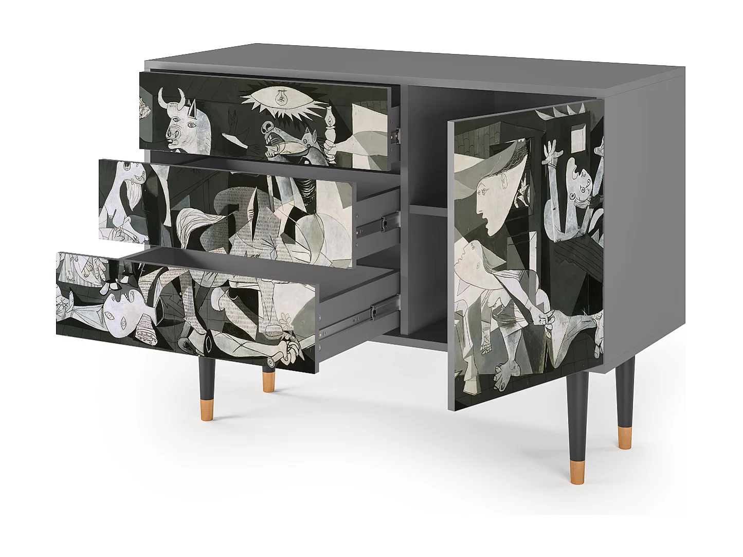 Buffet - 115х84х41 cm - S3 - Women of Algiers, Gris