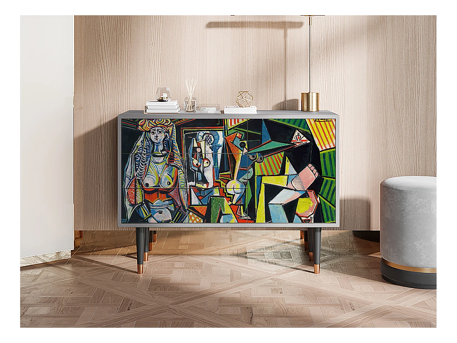 Buffet - 115х84х41 cm - S3 - Women of Algiers, Gris