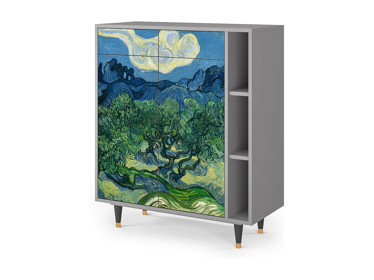 Credenza - 96х110х41 cm - BS6 - The Oil Trees, Grigio