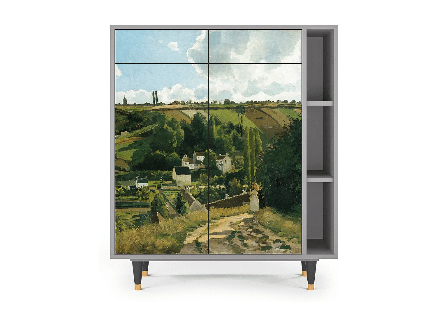 Buffet - 96х110х41 cm - BS6 - Jalais Hill by Pissarro, Gris