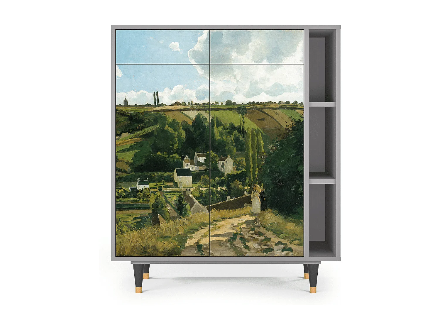 Dressoir - 96х110х41 cm - BS6 - Jalais Hill by Pissarro, Grijs