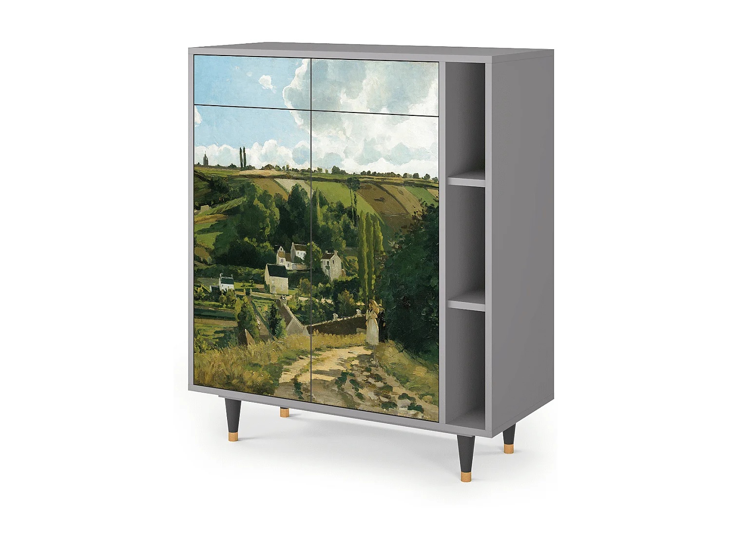 Dressoir - 96х110х41 cm - BS6 - Jalais Hill by Pissarro, Grijs